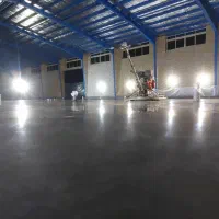 بتن ریزی کف باماله پروانه ای برش باکاتر