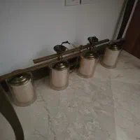 لوستر خطی ۴ شعله شیک و سالم مناسب آشپزخانه