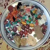 حراج 180 عدد انواع سنگ/نگین/ مهره های قدیمی و کهنه|جواهرات|تهران, بهارستان|دیوار
