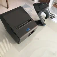 دو دستگاه بارکدخوان همراه با یک‌ پرینتر