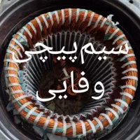 سیم پیچی انواع الکتروموتور پمپ صنعتی  دینام بالابر