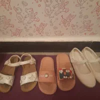 دوجفت کفش ویه جفت دمپایی