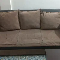یک دست مبل ۷ نفره با میز و میز عسلی