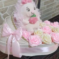 باکس گل نوزادی جاودانه