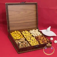 جعبه چوبی تزئینی آجیل و خشکبار