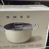 قابلمه سایز ۲۶ رنگ مشکی smeg اسمگ
