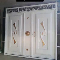 درب حیاطی و دروازه آهنی|مصالح و تجهیزات ساختمان|گرگان, |دیوار