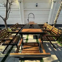 آتشدان فایر پیت آتشکده گازی ذغالی هیزمی صندلی باغی|بخاری، هیتر، شومینه|قدس, شهر‌قدس|دیوار