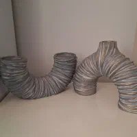 دکوری گلدان و‌جاشمعی پلی استر