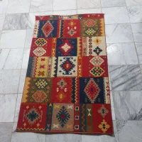 گلیم فرش ابعاد ۱×۱/۳۰ ونیم کاملا سالم|فرش|ورامین, ورامین|دیوار