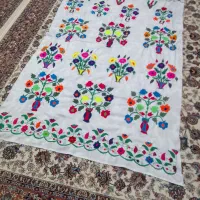 پرده  گلدوزی