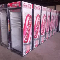 یخچال و فریزر ویترنی 80 سانتی ایستاده تک در
