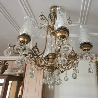 سه عدد لوستر برنز