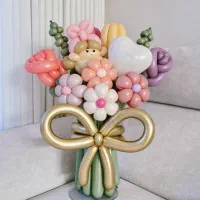 دسته گل بادکنکی هدیه ای متفاوت|خدمات پذیرایی، مراسم|همدان, |دیوار