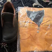 لباس کار با کفش کار سایز پراهن ۴۸ سایز کفش ۴۵