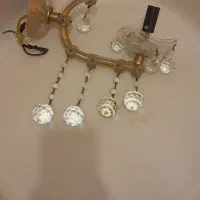 لوستر دیواری کریستال پوسته ای|لوستر و چراغ آویز|تبریز, |دیوار