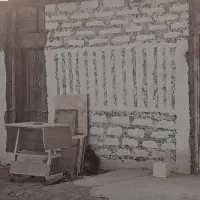 سیمان کاری . طرح نمای اجر با سیمان سفید و بنایی|خدمات پیشه و مهارت|سیرجان, |دیوار