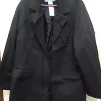 کت وشلوار خانمی در دورنگ مشکی وسورمه ای|لباس|آبادان, |دیوار