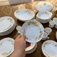سرویس چینی ژاپنی قدیمی انتیک سبک ۶نفره|ظروف سرو و پذیرایی|تهران, فلاح|دیوار