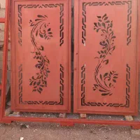 درب حیاط ماشین رو