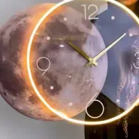 ساعت پر  و ماه|ساعت دیواری و تزئینی|بجنورد, |دیوار