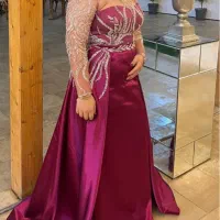 پیراهن مجلسی دو دامنه