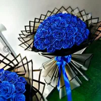 دسته گل روبانی/باکس گل /باکس پول/ گل مخملی