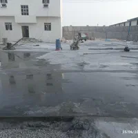 اجرای بتن محوطه با ماله پروانه‌ای