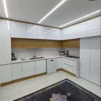 کابینت مدرن با طراحی چشمانداز