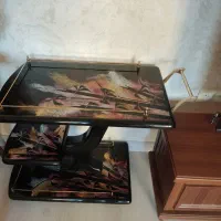 میز بار چرخدار میز ساده شیشه‌ای|میز و صندلی غذاخوری|تبریز, |دیوار