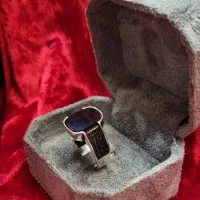 فروش انگشتر نقره مردانه ۹۲۵ طرح شیک