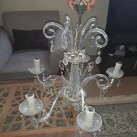 ۳ عدد لوستر کریستال در حد نو