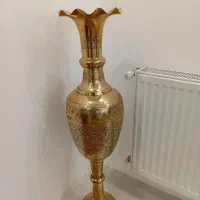 گلدون طلایی برنجی
