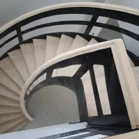 اجرای پله گرد(دوبلکس شیری)