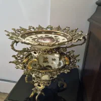 ست میوه خوری وآجیل خوری برنجی