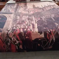 ست کامل روتختی همراه فرش و پرده