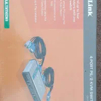 KVM سوییچ چهار پورت دی لینک آکبند