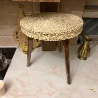 پایه حصیری با پایه چوبی