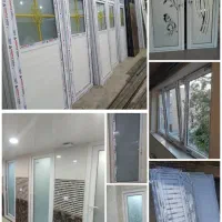 درب پنجره سفارشی یو پی وی سی(UPVC)در سرویس حمامpvc