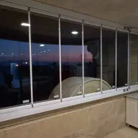 شیشه بالکن سکوریت کشویی - تاشو|مصالح و تجهیزات ساختمان|پردیس, سیاه سنگ|دیوار