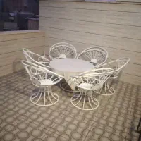 صندلی باغی تک نفره فلزی