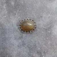 پلاک نقره سنگ باباقوری