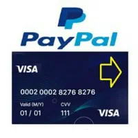 اکانت پی پال به همراه سیم‌کارت  و ویزا کارت