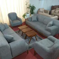 مبل مدل لیدو.‌‌ چوب روس پارچه تدی.‌ چکی بدون سود|مبلمان خانگی و میز عسلی|ساری, |دیوار