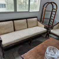 مبل هفت نفره همراه میز ناهار خوری و عسلی