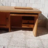 میز کامپیوتر تمام چوب در حد نو