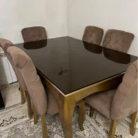 میز نهار خوری ۶ نفره در حد نو