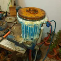 فروش و سیم پیچی وتعمیر انواع پمپ آب وکفکش|سایر لوازم برقی|کیش, |دیوار