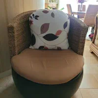 فروش نیم ست مبلمان حصیری و جلو مبلی