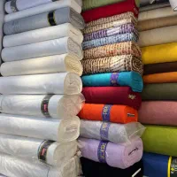 پرده آماده -حریر شاین - حریر ساده -کرپ پتینه ضخیم